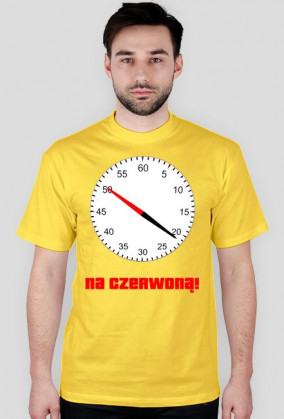 Na czerwoną! koszulka męska