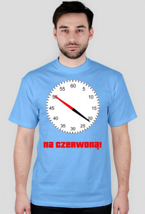 Na czerwoną! koszulka męska