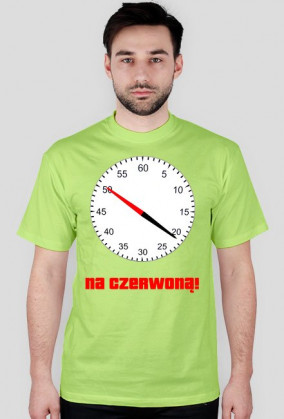 Na czerwoną! koszulka męska