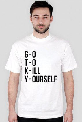 Koszulka Go To Kill (biała)