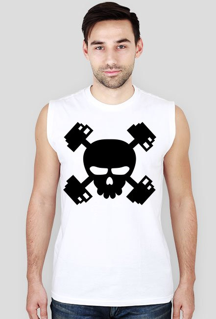 Skull - Koszulka bez rękawów na siłownię