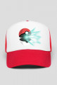 Czapka z daszkiem nadruk Pokemon Ball