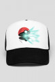 Czapka z daszkiem nadruk Pokemon Ball