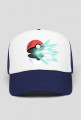 Czapka z daszkiem nadruk Pokemon Ball