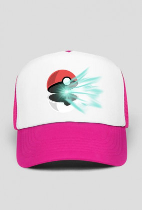 Czapka z daszkiem nadruk Pokemon Ball
