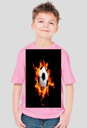 Koszulka dziecięca z piłką nożną