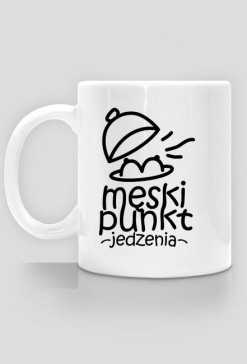 Męski Punkt Jedzenia kubek