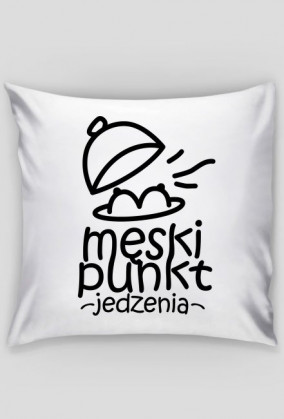 Męski Punkt Jedzenia podusia