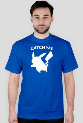 Koszulka Pokemon Pikachu "CATCH ME"