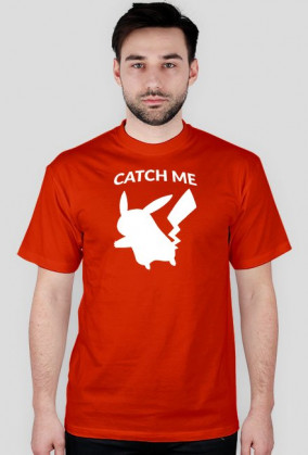 Koszulka Pokemon Pikachu "CATCH ME"