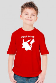 Koszulka dziecięca Pokemon Pikachu "ZŁAP MNIE"