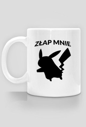 Kubek Pokemon Pikachu "ZŁAP MNIE/CATCH ME"
