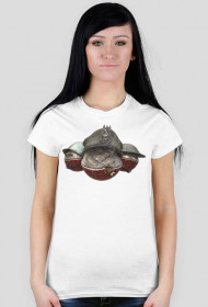 WW2 Polandballs Odwrócone kolory Damska