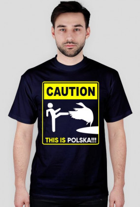 Koszulka CAUTION logo pełne