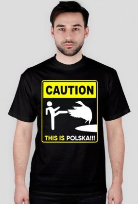 Koszulka CAUTION logo pełne