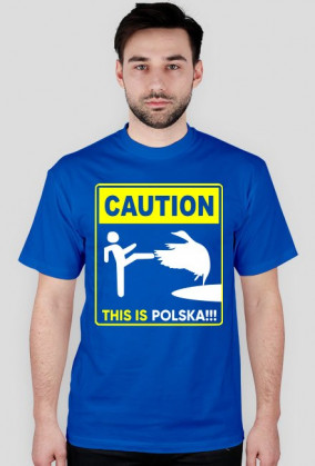 Koszulka CAUTION logo pełne
