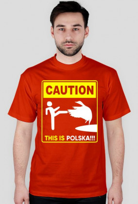 Koszulka CAUTION logo pełne