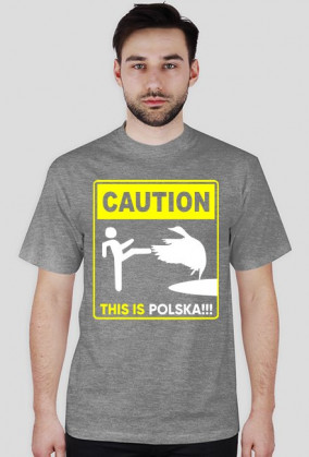 Koszulka CAUTION logo pełne