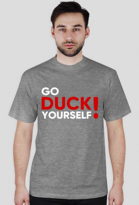 Koszulka GO DUCK logo pełne