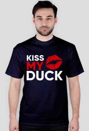 Koszulka KISS MY DUCK logo pełne
