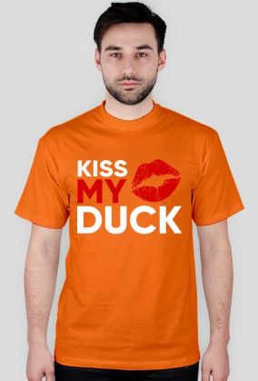 Koszulka KISS MY DUCK logo pełne