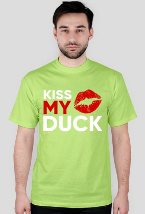 Koszulka KISS MY DUCK logo pełne