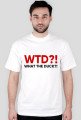 Koszulka WTD?! logo kontra