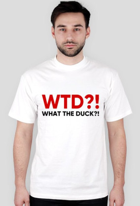 Koszulka WTD?! logo kontra