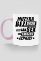 kubek " muzyka bez basu jest jak sex bez orgazmu" HoNoTo