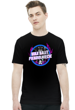Koszulka czarna Męska z Ksywą "Vixa Balet Pierdolnięcie" New!
