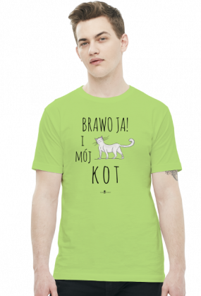 Koszulka męska - BRAWO JA I MÓJ KOT
