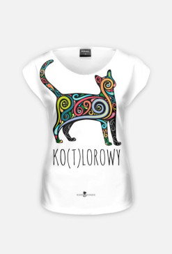 Koszulka damska - KO(T)LOROWY