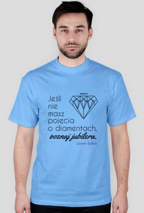 Diament t-shirt męski