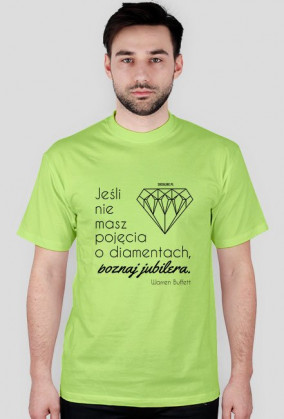 Diament t-shirt męski