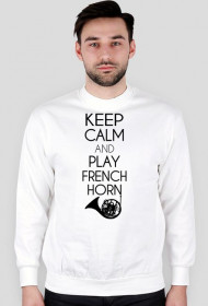 Męska bluza horn + napis