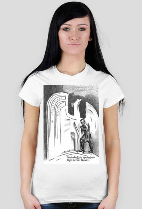 Koszulka damska - Posłuchaj jak bije serce Polski!