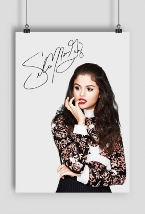 Plakat A2 Selena Gomez PIONOWY