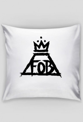 Poduszka z logo FOB