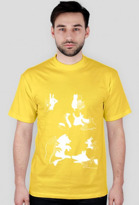 Koszulka "cienie zwierząt"