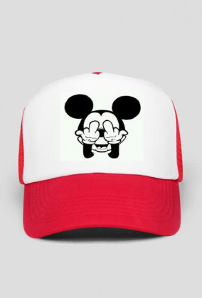 Czapka z daszkiem -  myszka miki fu*k