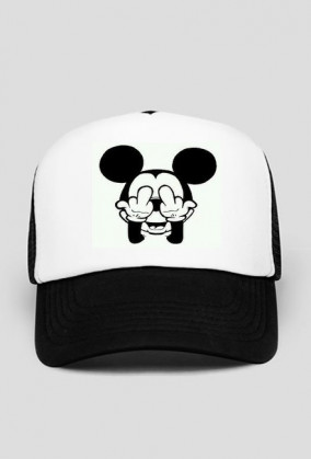 Czapka z daszkiem -  myszka miki fu*k