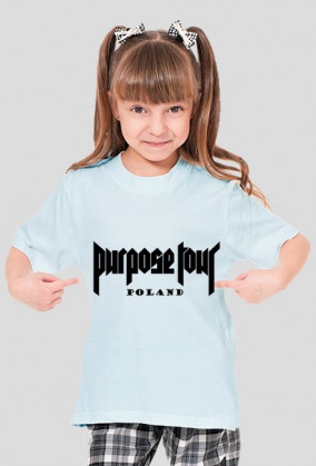 Bluzka dziewczęca Purpose Tour Poland