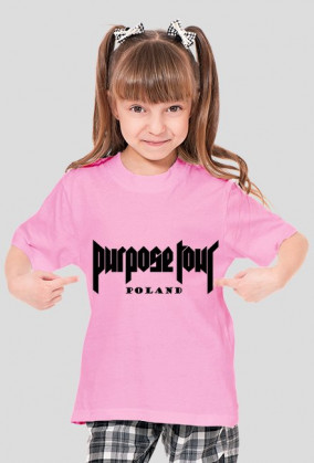 Bluzka dziewczęca Purpose Tour Poland