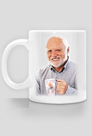 Kultowy kubek z napisem "HEH"