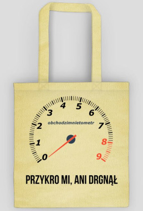 Obchodzimnietometr - torba - jasna