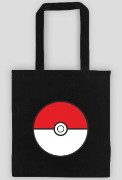 Eko torba bawełniana z pokeballem - różne kolory