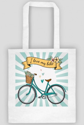 Torba biker na zakupy "szoping" Moja mówi, że "śliczna":)