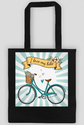 Torba biker na zakupy "szoping" Moja mówi, że "śliczna":)