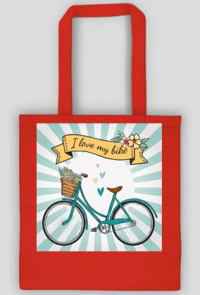 Torba biker na zakupy "szoping" Moja mówi, że "śliczna":)