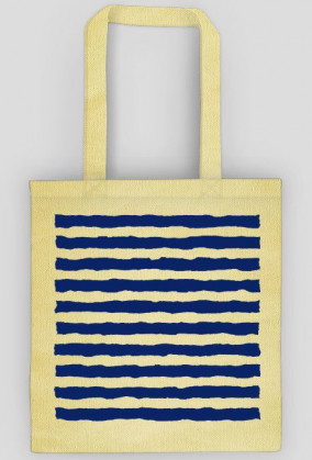 Eko torba bawełniana marynarskie pasy